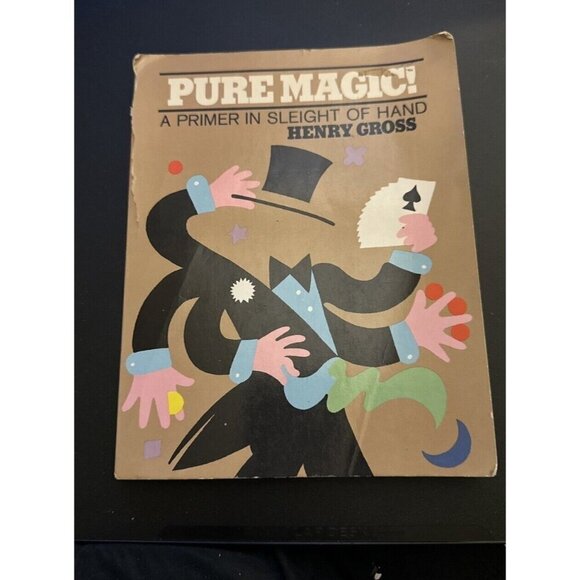 Pure Magic Book By Henry Gross Vintage 1978 First Edition Paperback TORN COVER - Picture 1 of 13